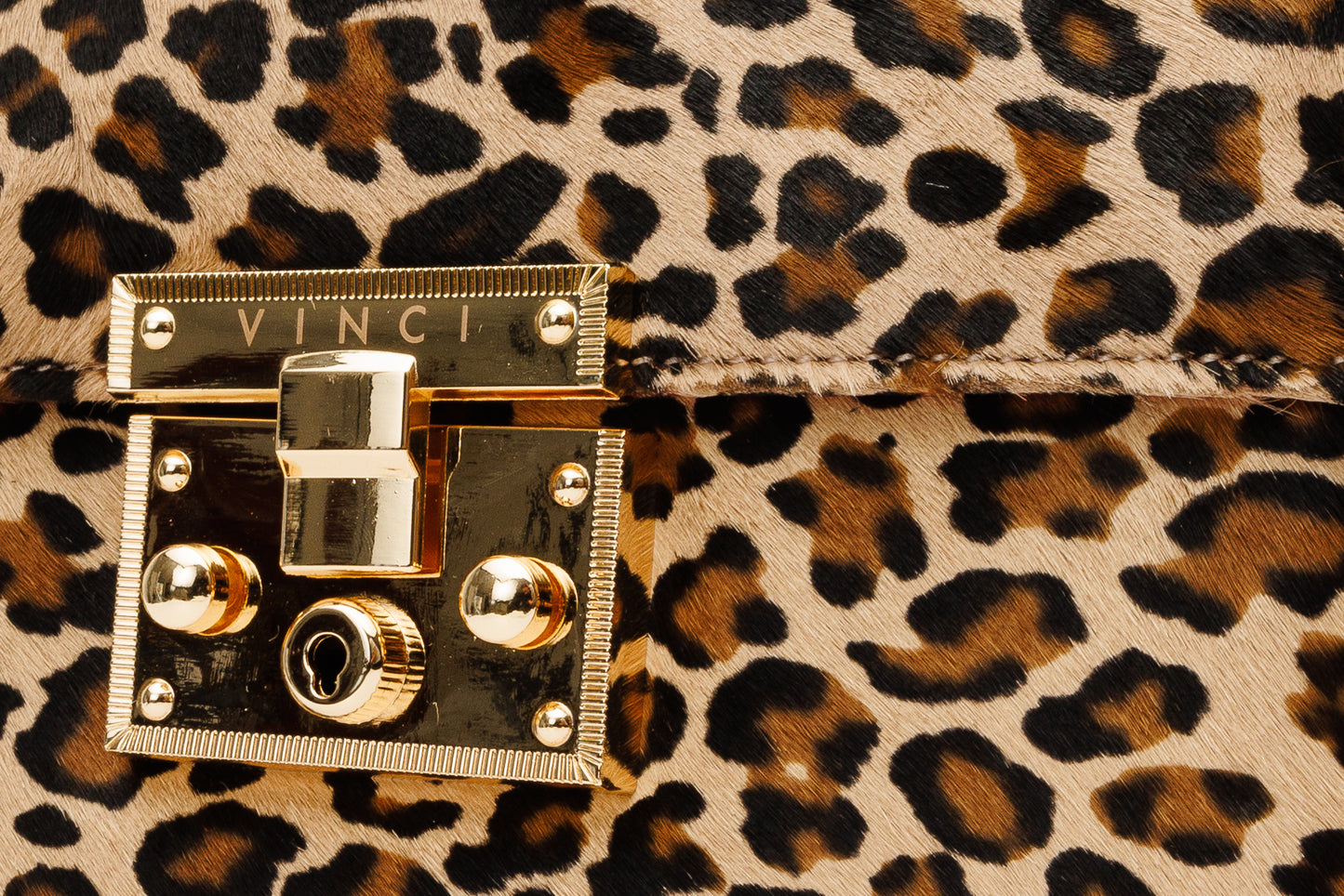 The Olbia Leopard Leather Handbag