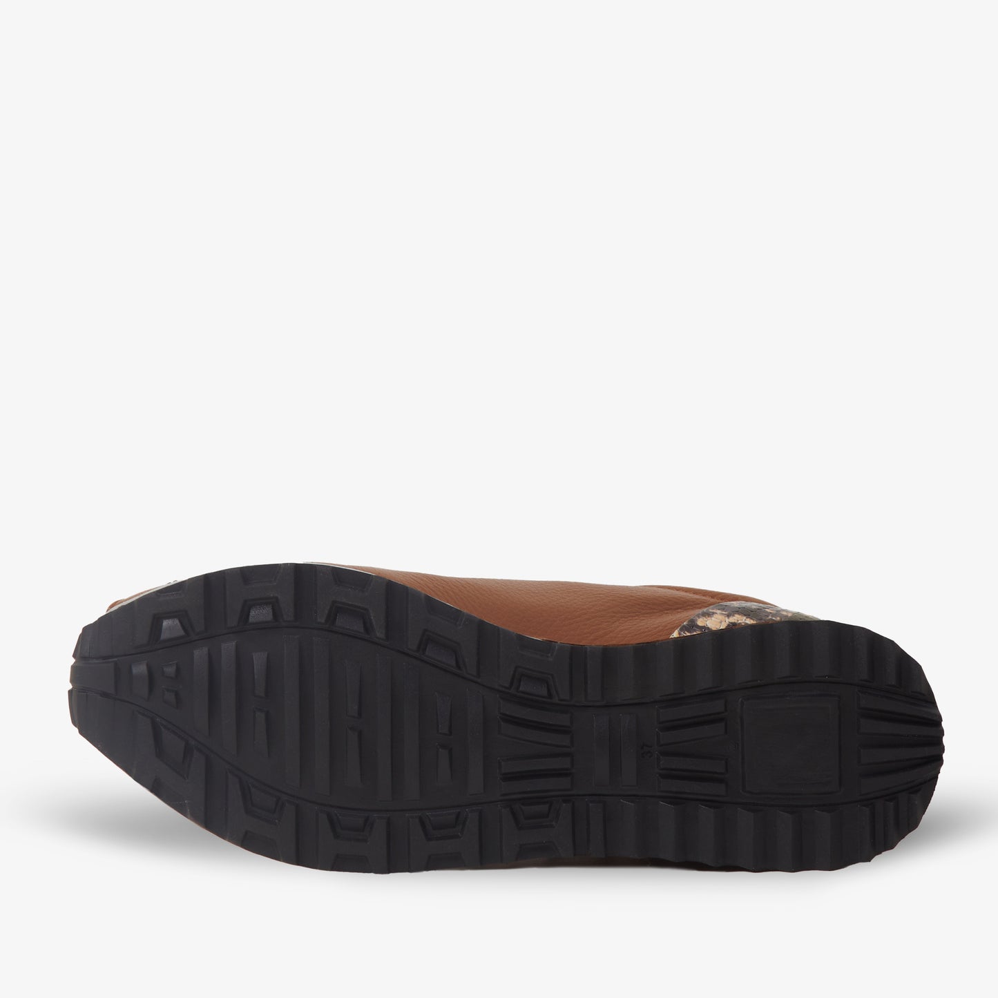The Infanta Tan Spike Leather Women Sneaker Limited Edition