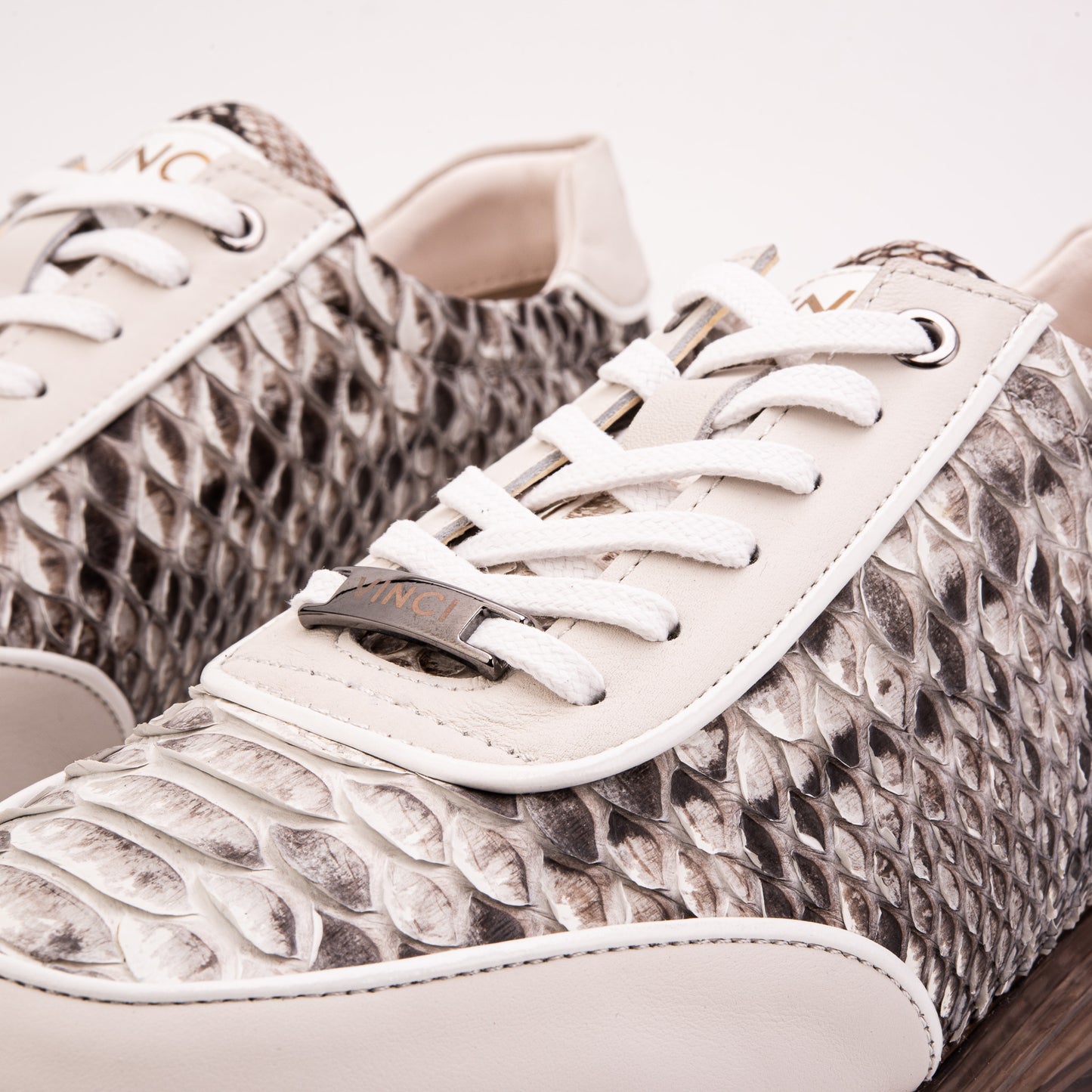 The Aetheris Genuine Python & Calf Leather Men Sneaker
