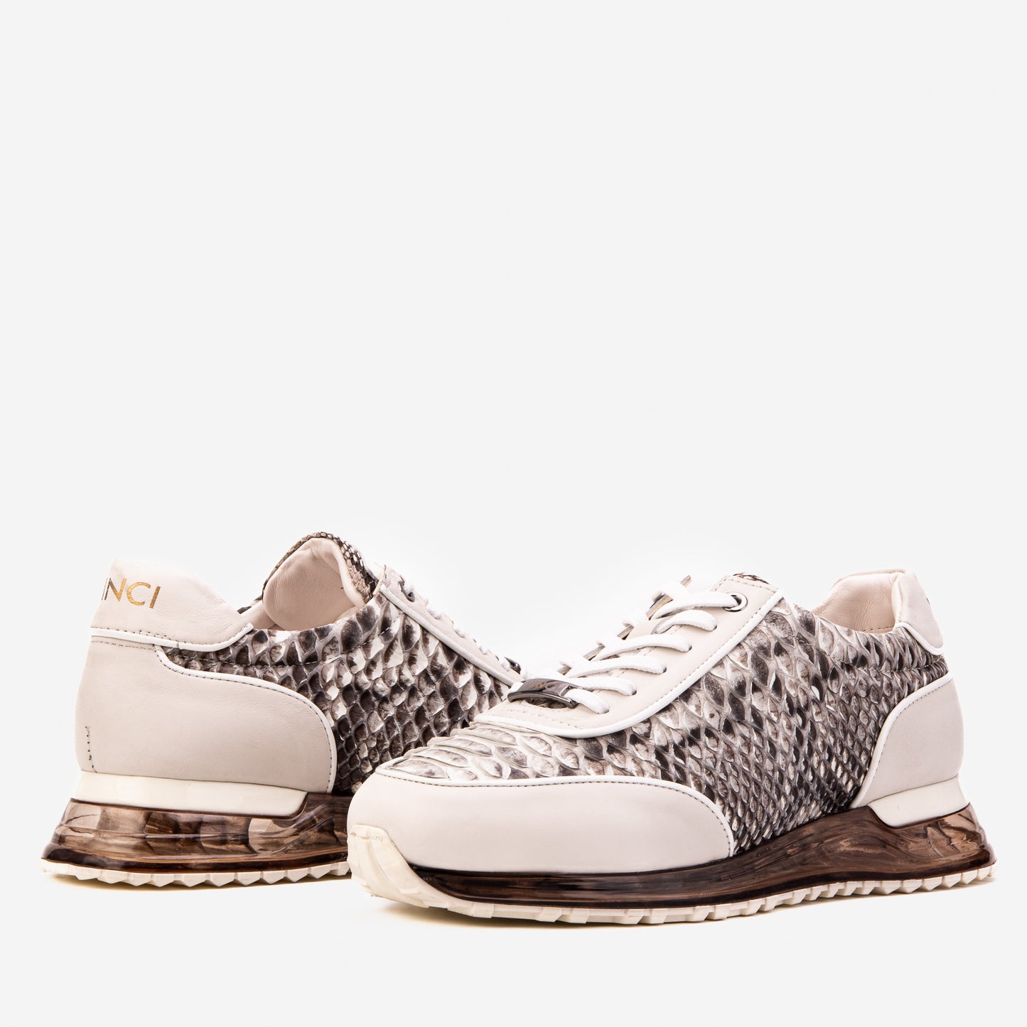 The Aetheris Genuine Python & Calf Leather Men Sneaker