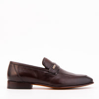 The Ashford Brown Zapato Mocasín Para Hombre De Cuero De Búfalo Bebé