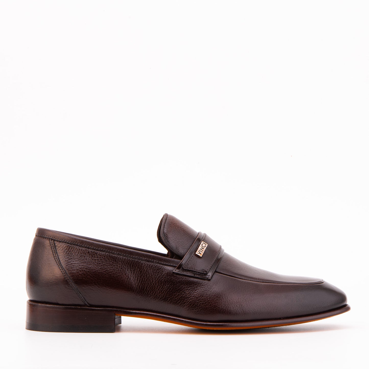 The Ashford Brown Zapato Mocasín Para Hombre De Cuero De Búfalo Bebé