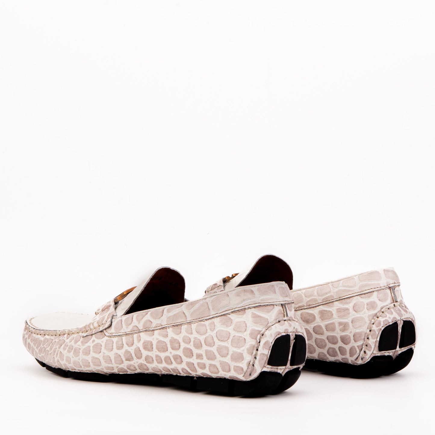 The Marbella Himalaya Crocodile Embossed Driver Loafer
