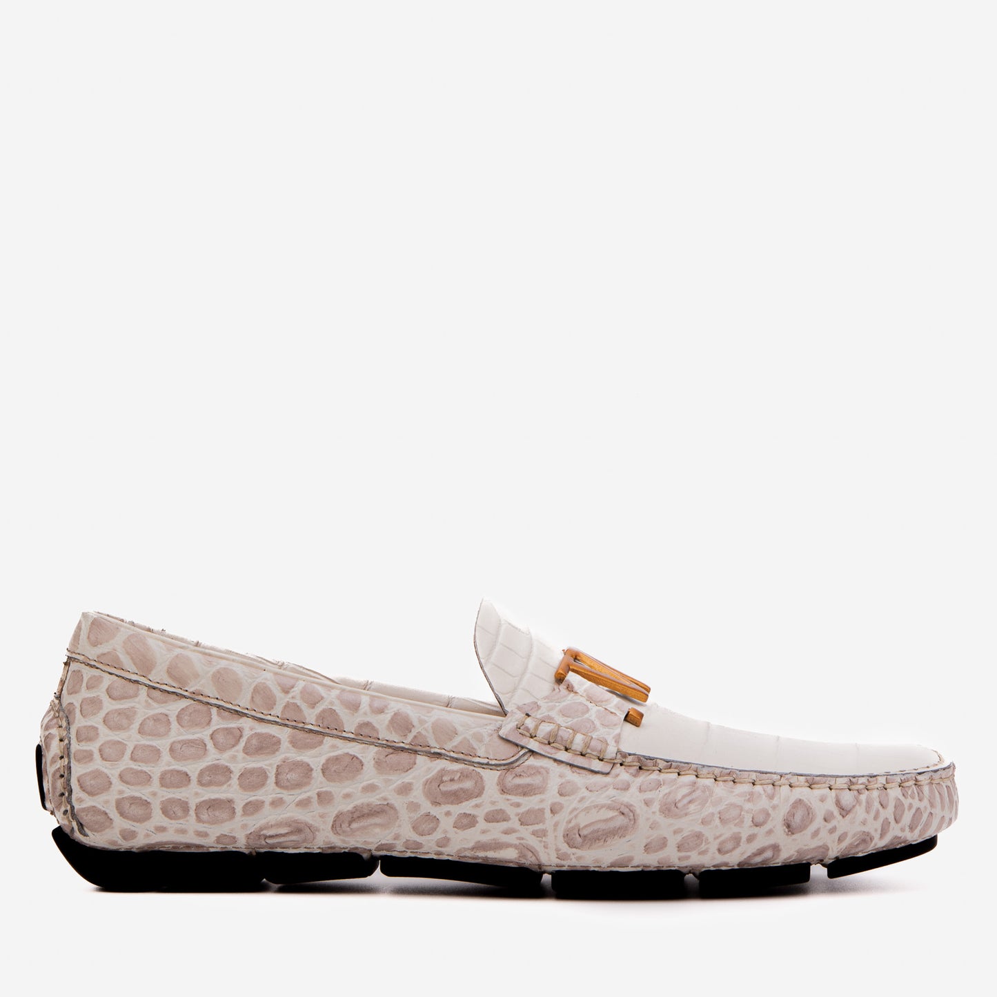 The Marbella Himalaya Crocodile Embossed Driver Loafer