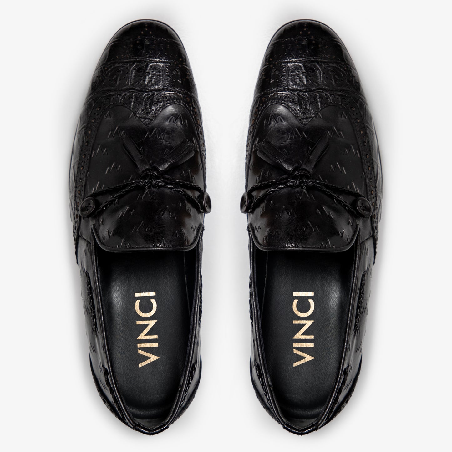 The Istanbul Black Leather Tassel Loafer Men Shoe