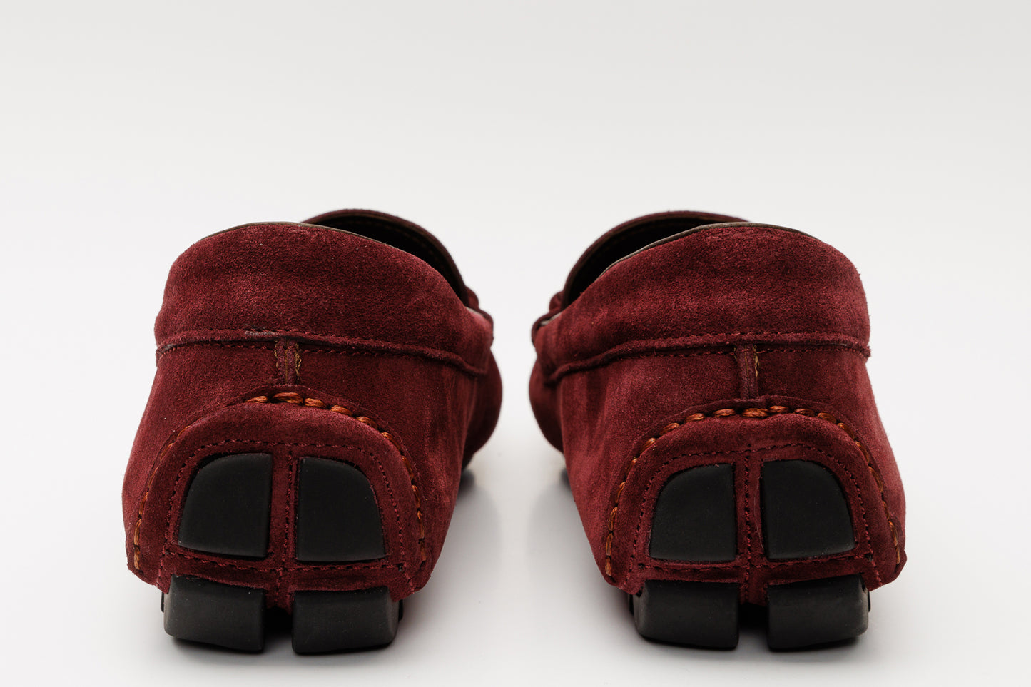 Mocasín Bit Drive de piel de ante burdeos Bari para hombre
