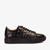 Zapatillas de cuero negras Dublin para hombre