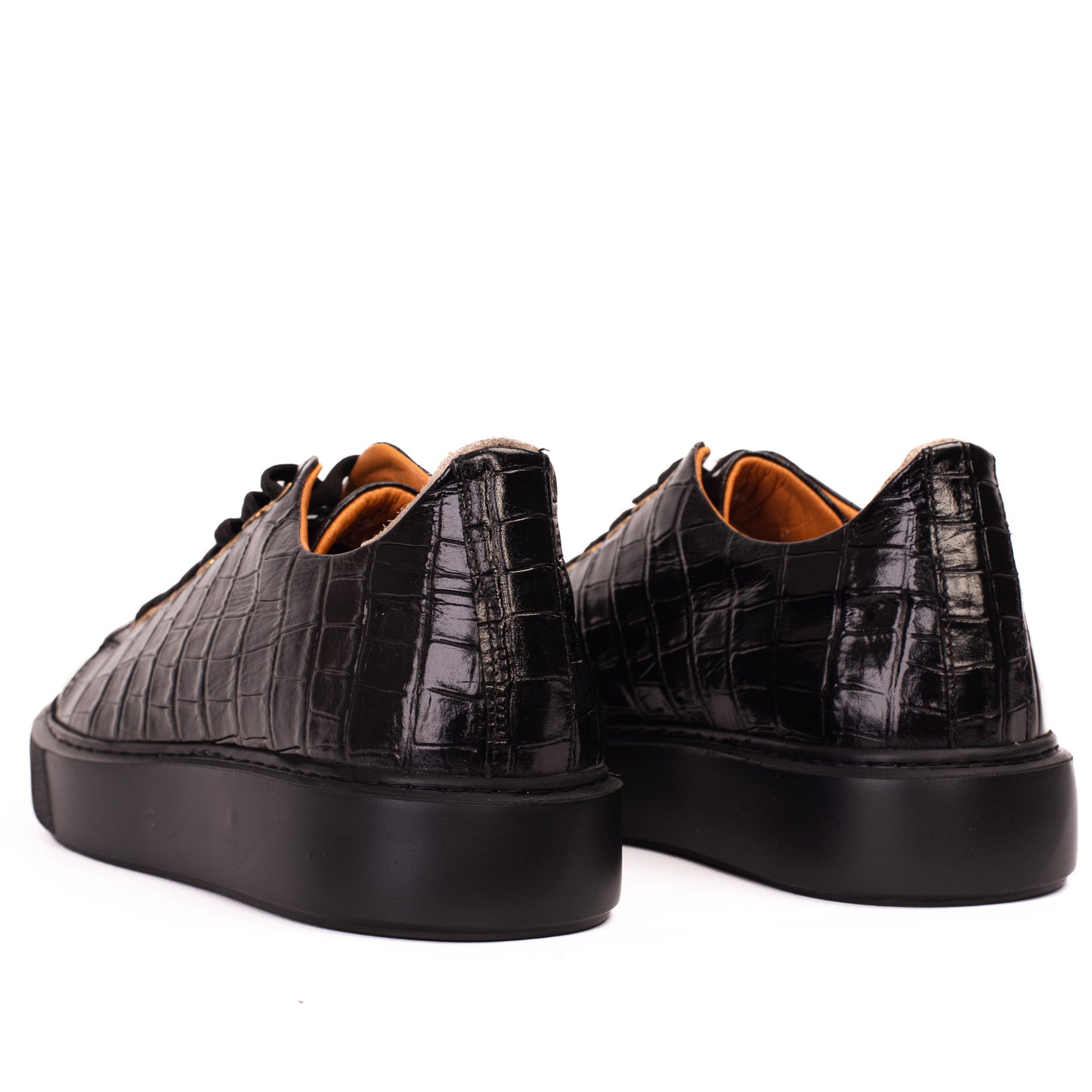 Zapatillas de cuero negras Dublin para hombre