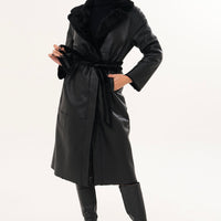 The Emilia Reversible Shearling Leather Women Jacket