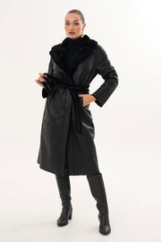 The Emilia Reversible Shearling Leather Women Jacket