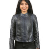 Wysox Sneake Leather Women Jacket