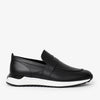 The Lara Black Leather Men Sneaker