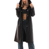 The Virella Reversible Hooded Shearling Leather Jacket