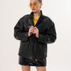 The Nox Black Leather Women Jacket