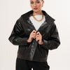 The Ravessa Reversible Black Leather Women Jacket