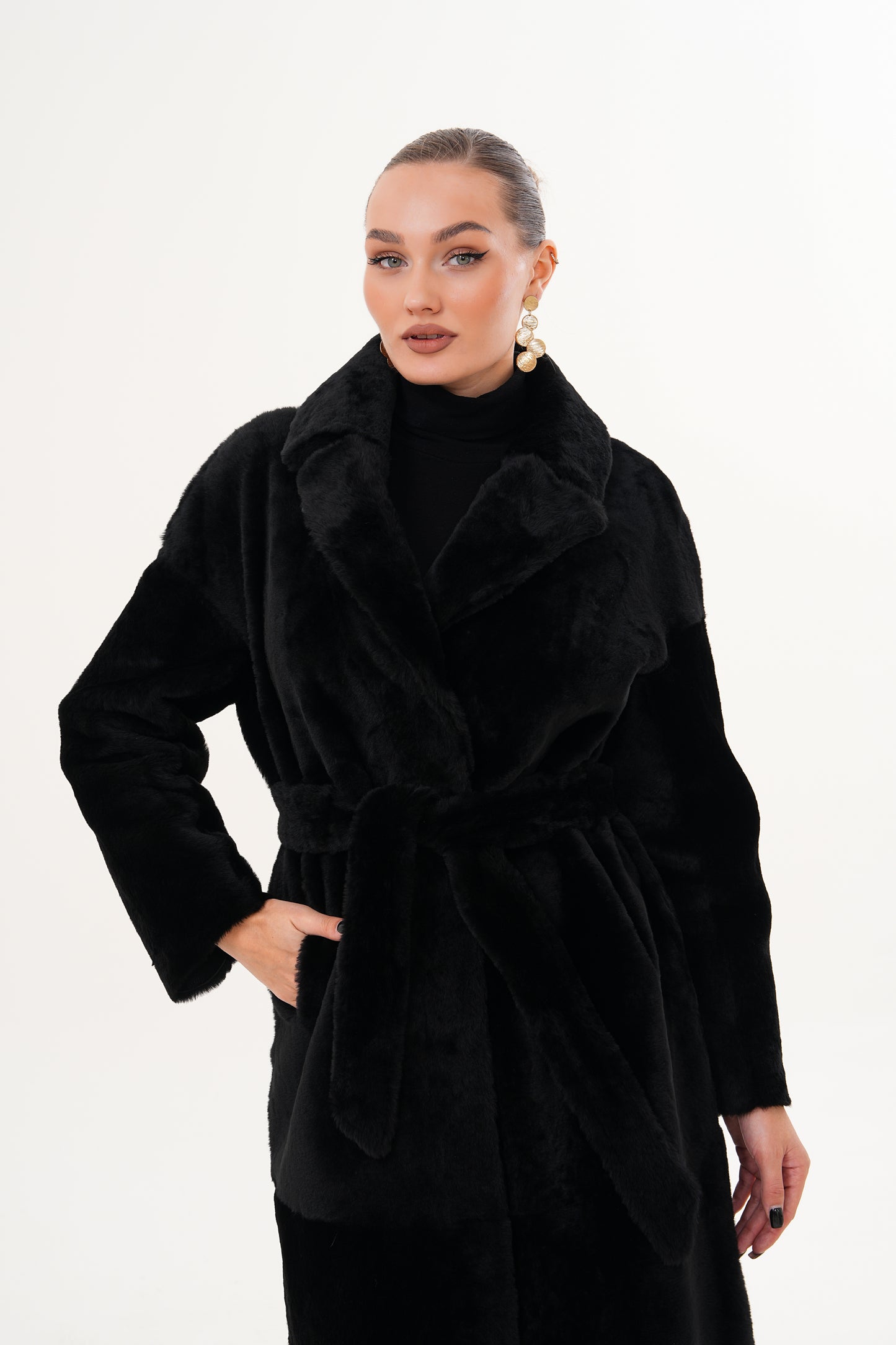 The Emilia Reversible Shearling Leather Women Jacket