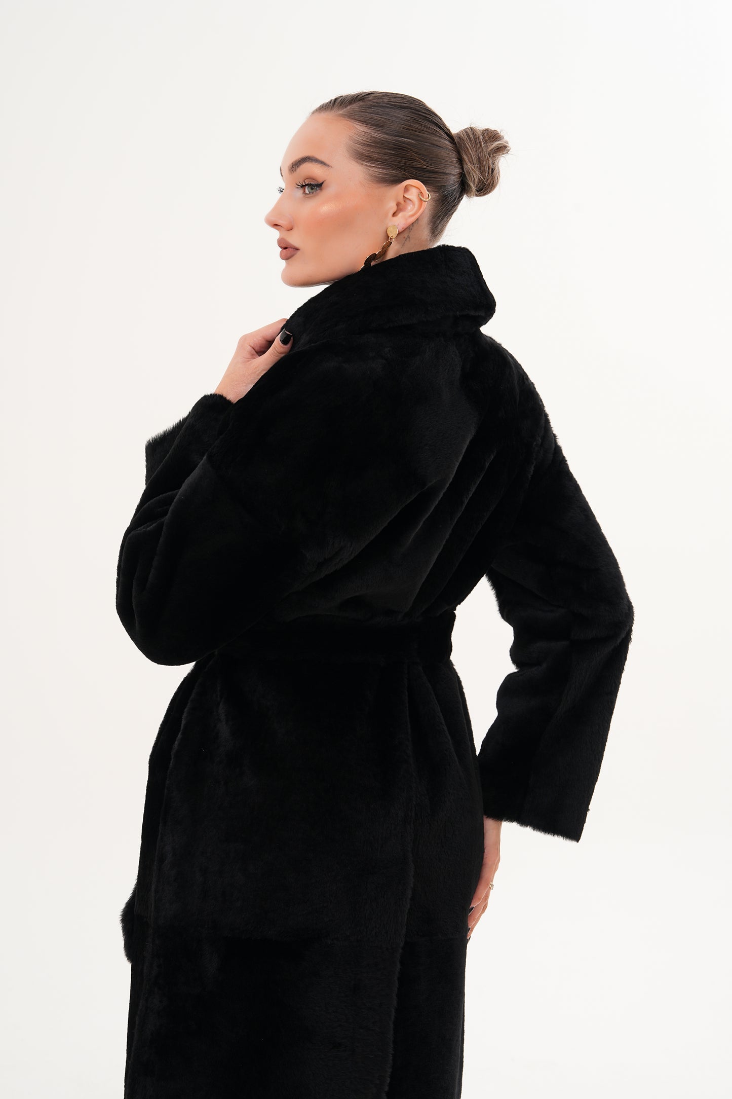 The Emilia Reversible Shearling Leather Women Jacket