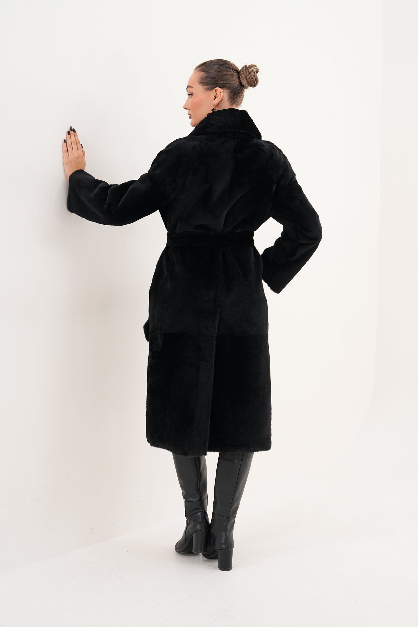 The Emilia Reversible Shearling Leather Women Jacket