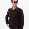 The Matera Suede Brown Leather Men Jacket