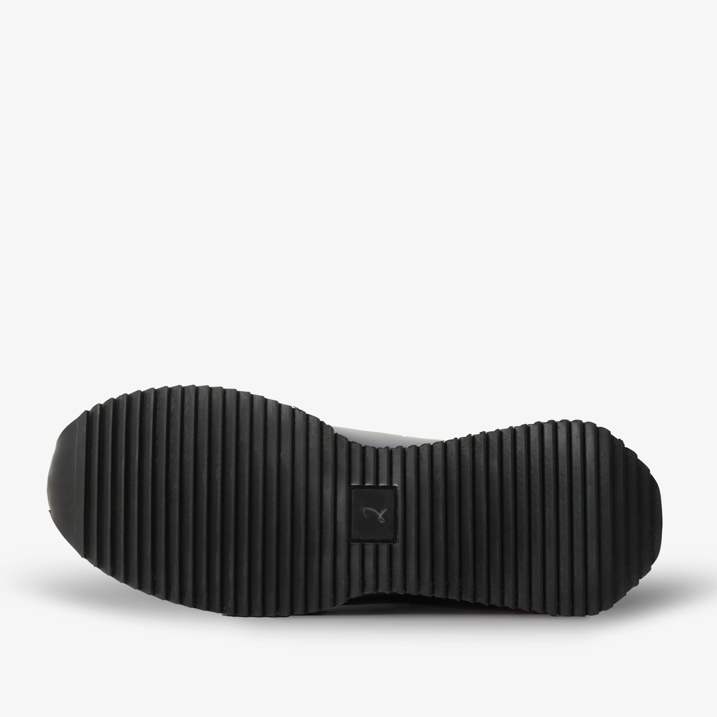 Zapatillas de cuero azul marino Milford para hombre