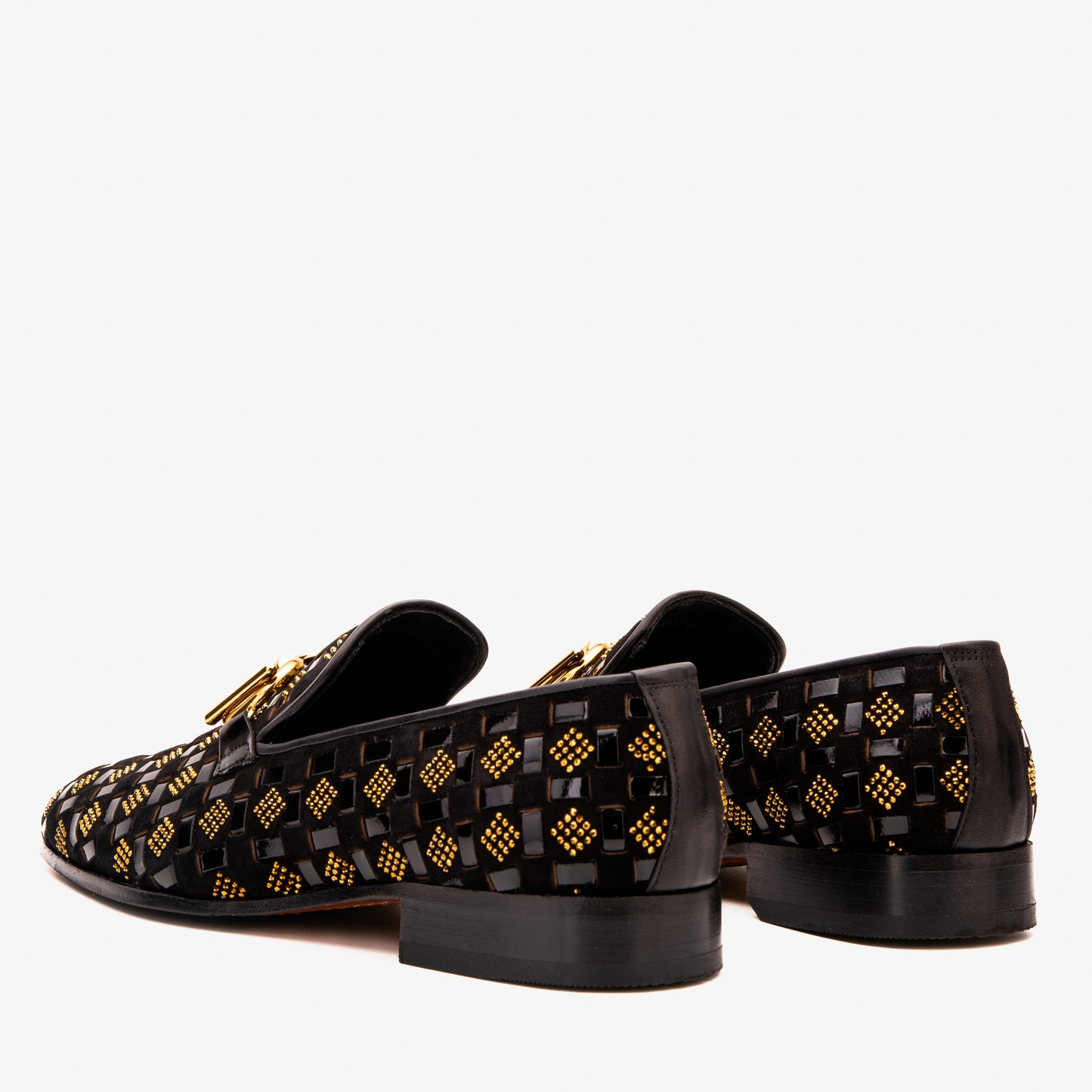 The Vicino Men Shoe Black Bit Dress Loafer