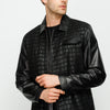 The Emerson Black Leather Men Jacket