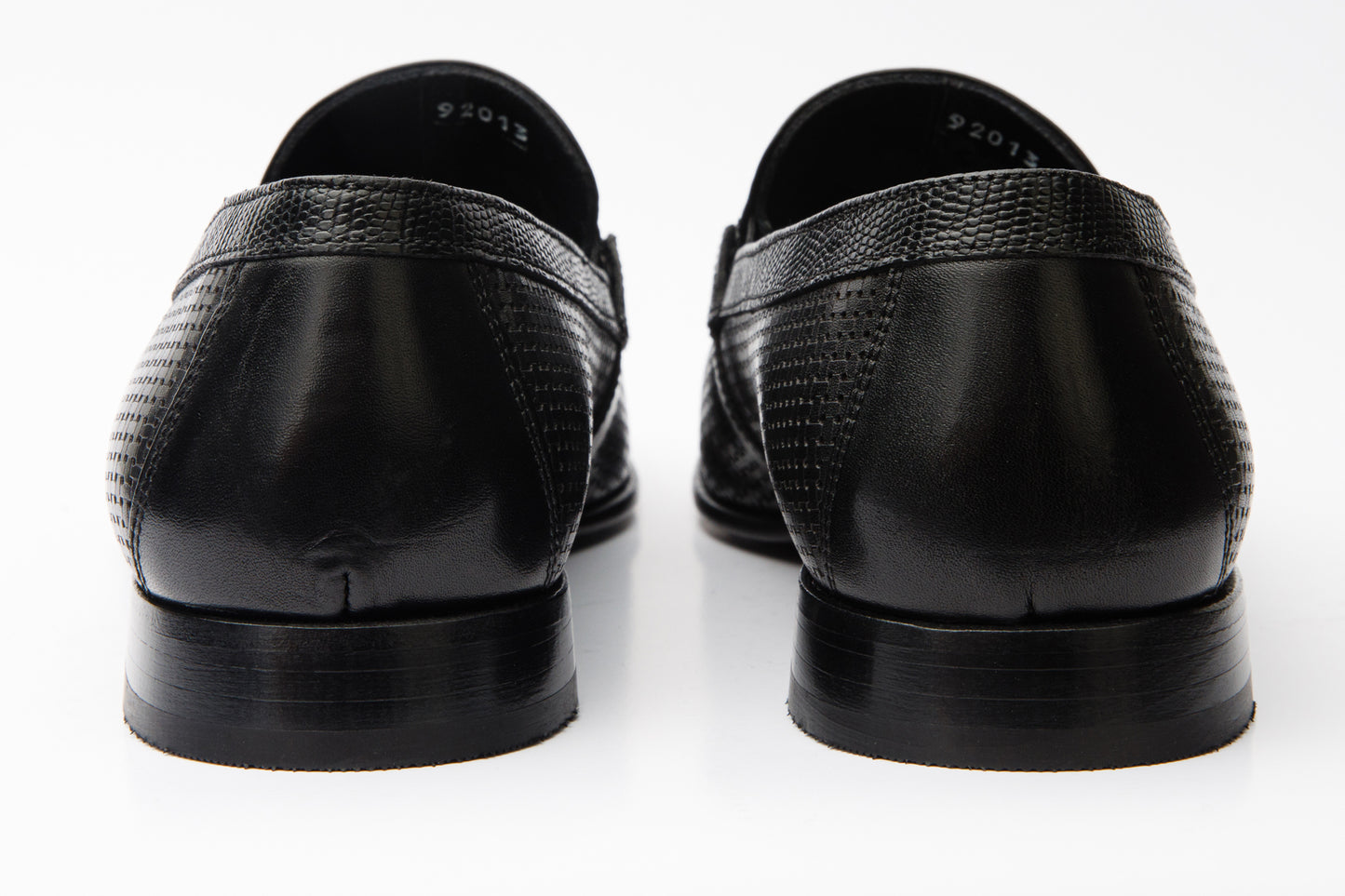 The Acerra Black Leather Loafer Men Shoe Final Sale!