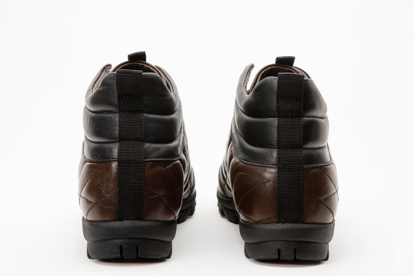 ¡La venta final de las botas de hombre de cuero marrón Riga con cordones casuales!