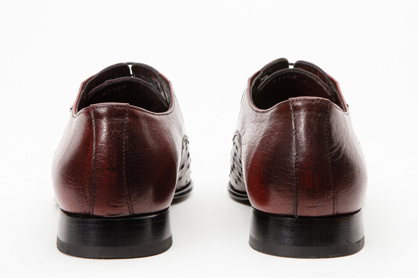 The Porto Alegre Burgundy Leather Derby Men Shoe