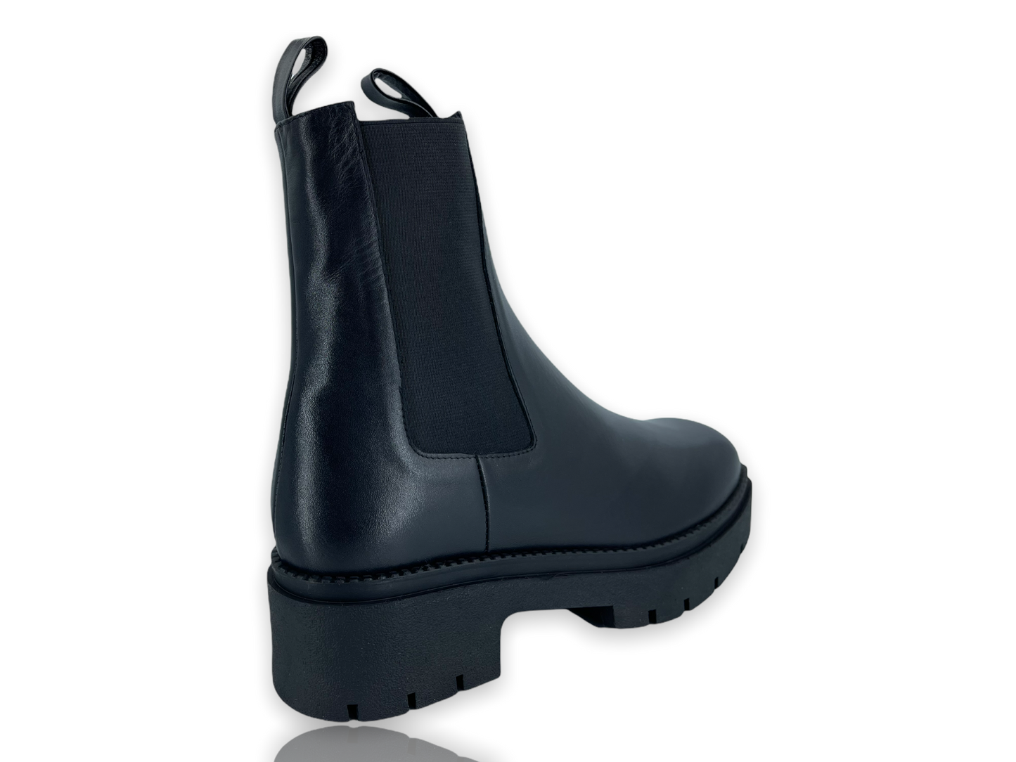 Bota de piel negra Olga ¡VENTA FINAL!
